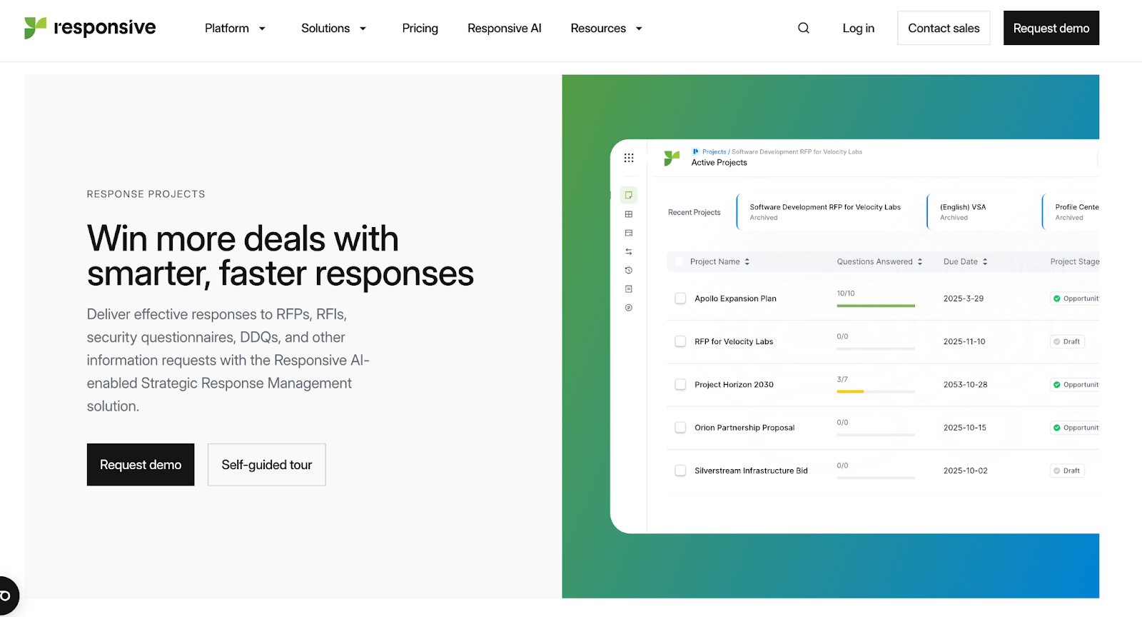 Responsive screenshot