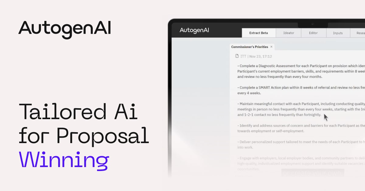 AutogenAI screenshot