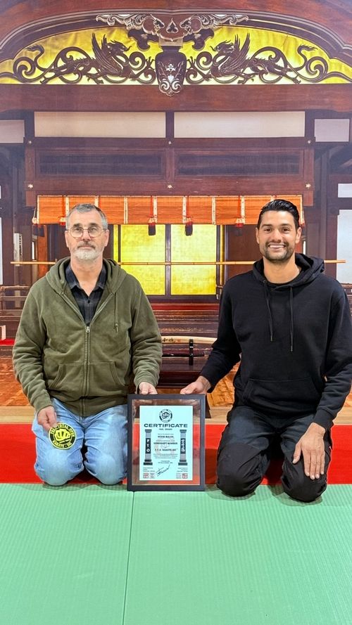 F.T.O. KARATE-DO Honorary Membership Presentation Prof. Dr. Kevin Walsh DNBK