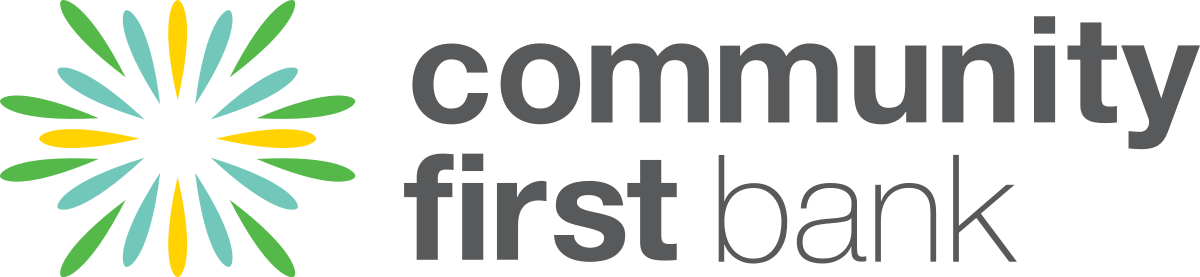 Community First Bank logo