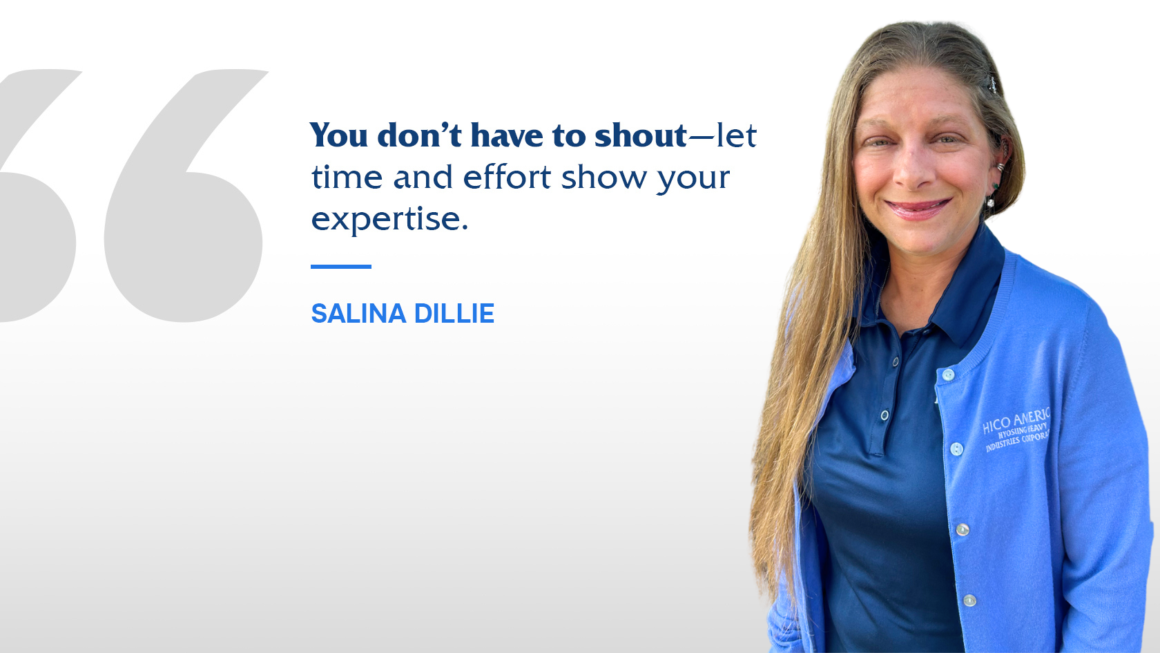 The People Behind the Power: Salina Dillie’s Story
