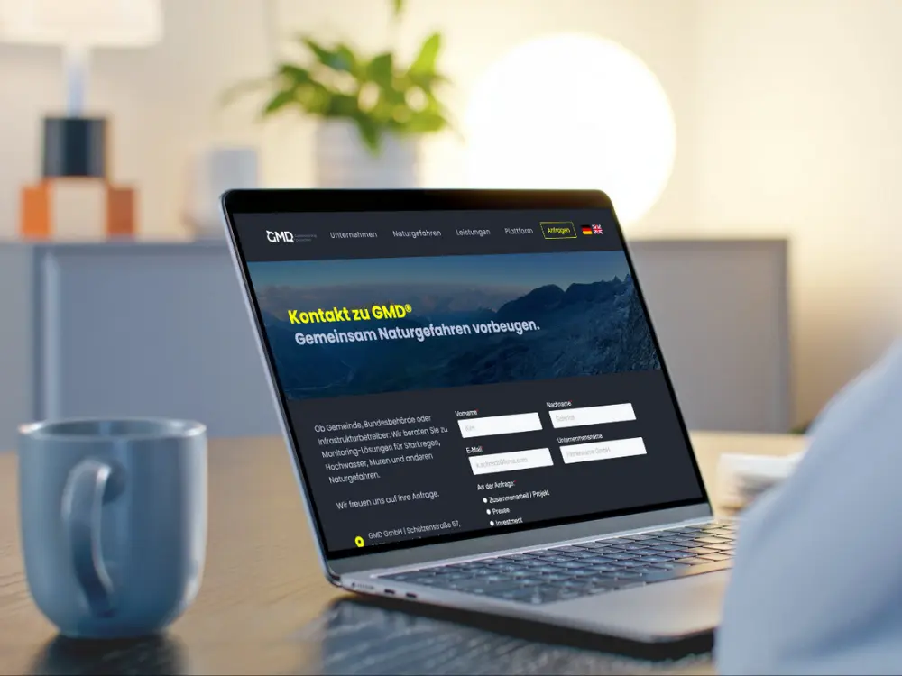 GMD Kontaktseite: Überarbeitung des Kontaktformulars in Hubspot und Design einer ansprechenden User-Oberfläche