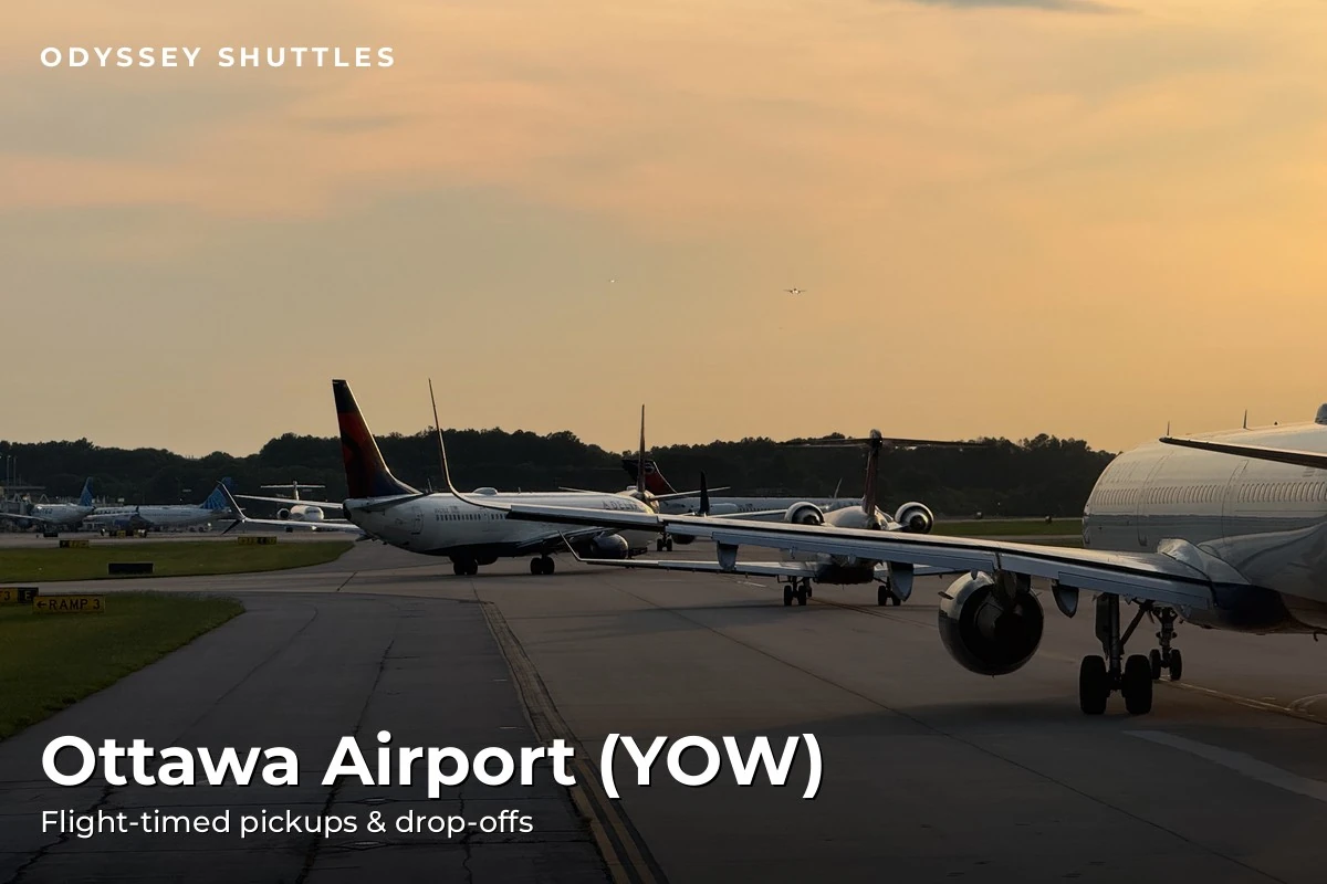Odyssey Shuttles Ottawa Airport YOW shuttle