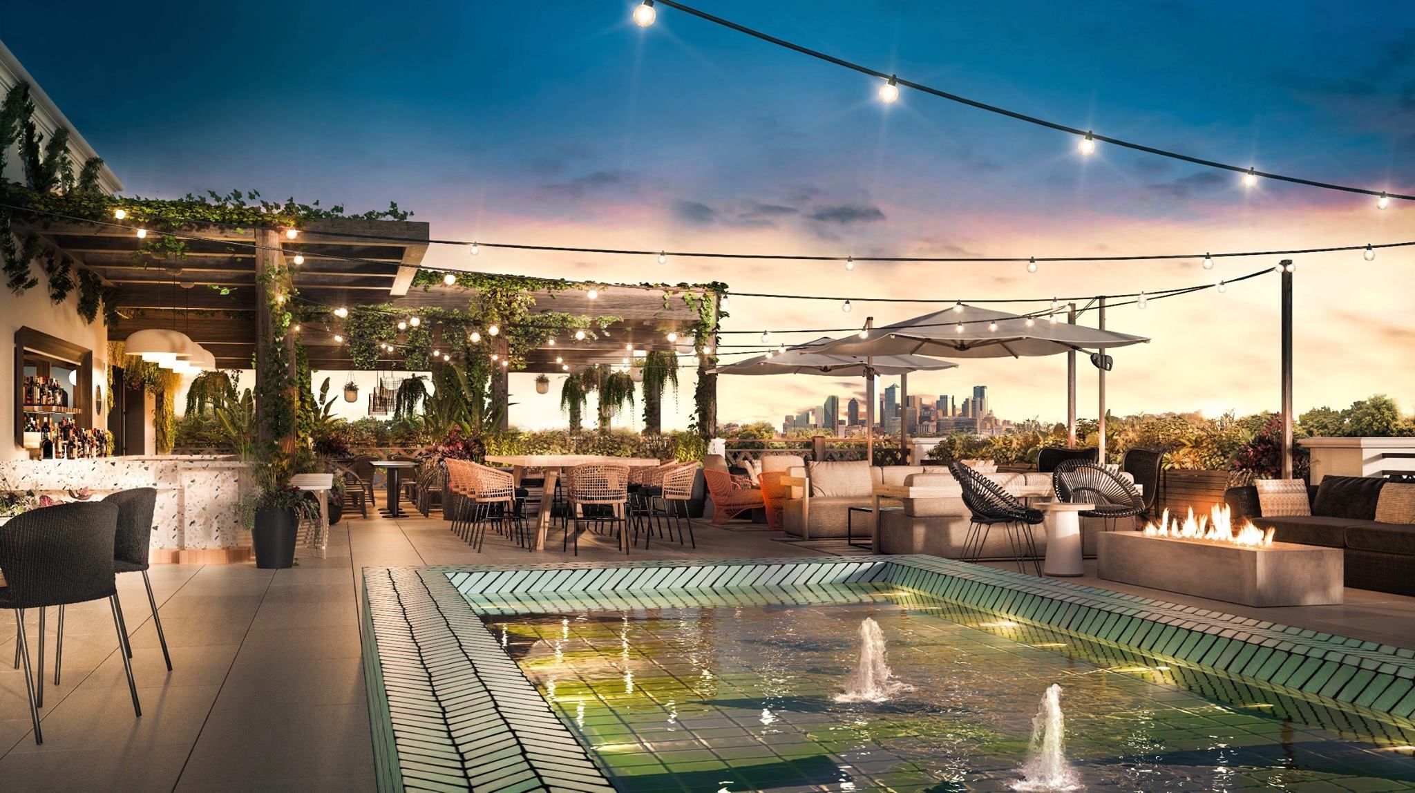 Roof Top Garden Bar