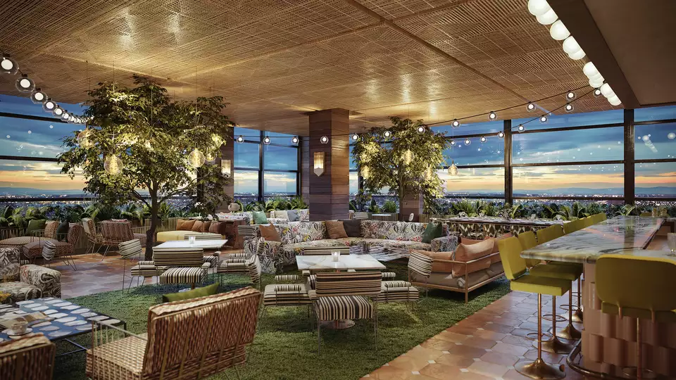 Roof Top Garden Bar