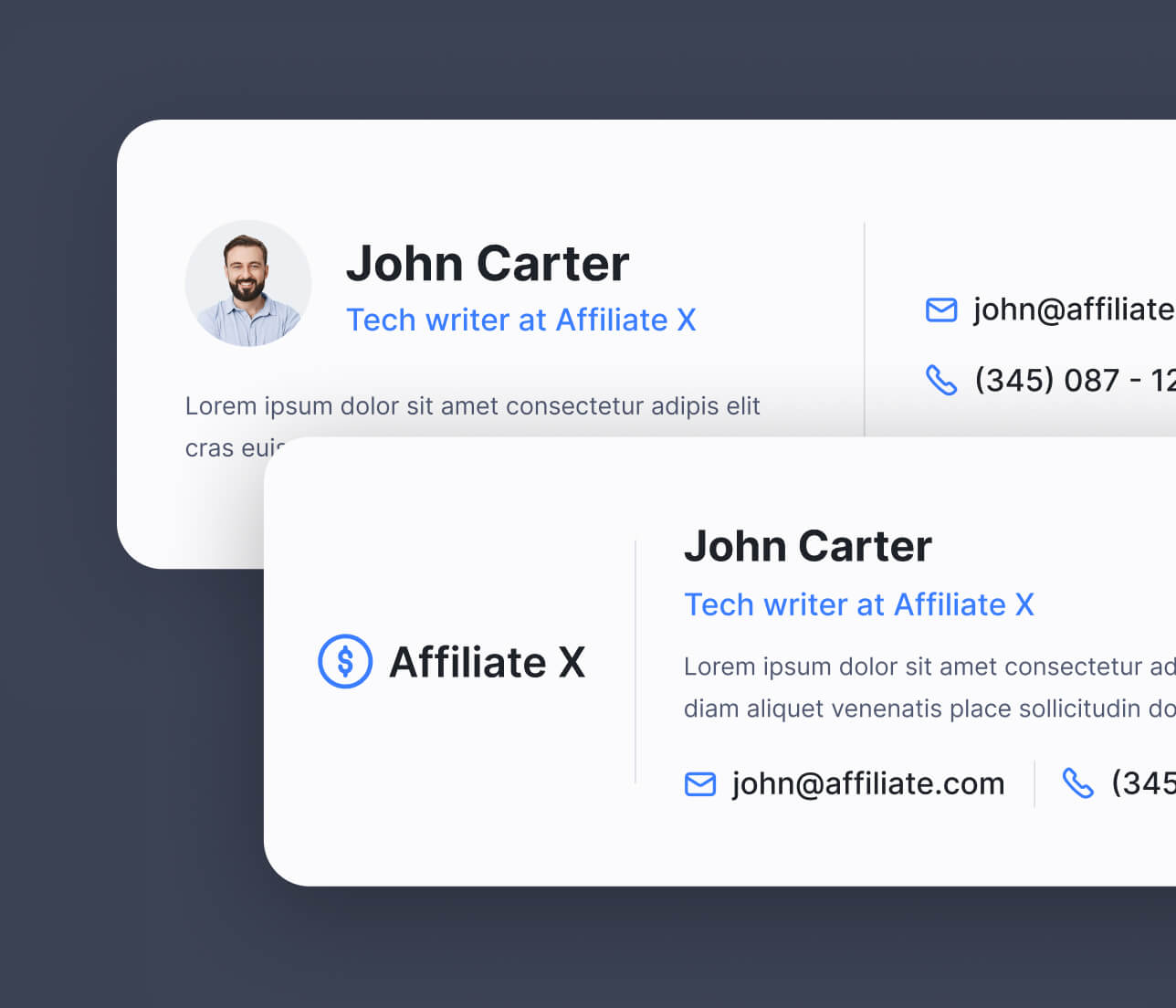 Affiliate X - Email Signature Included - Affiliate Blog Site Webflow Template