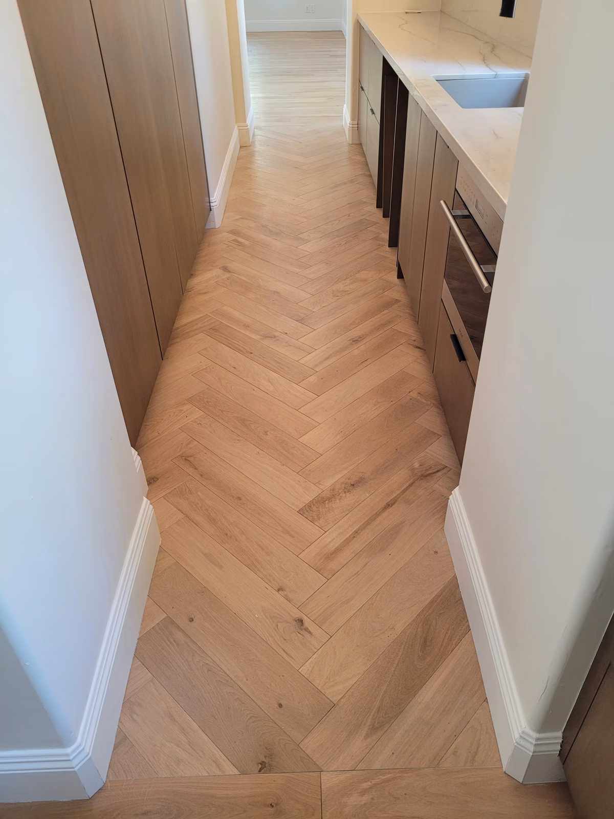 Hardwood flooring installation in Lynnwood, WA by Wills Flooring