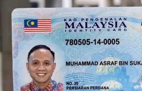 Synthetic Malaysia MyKad specimen, September 2026 design