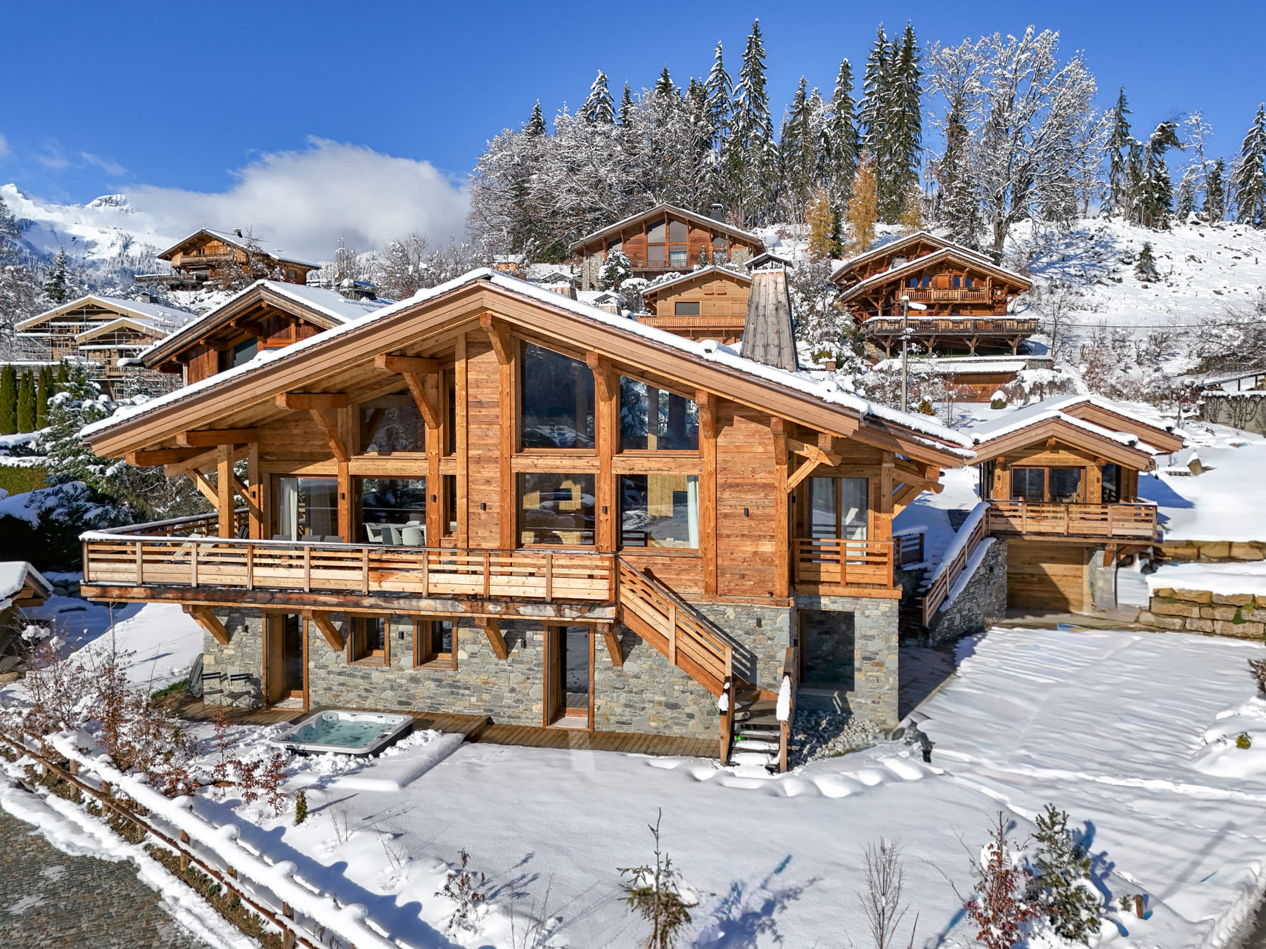 Location de chalet pour la saison d'hiver dans les Alpes