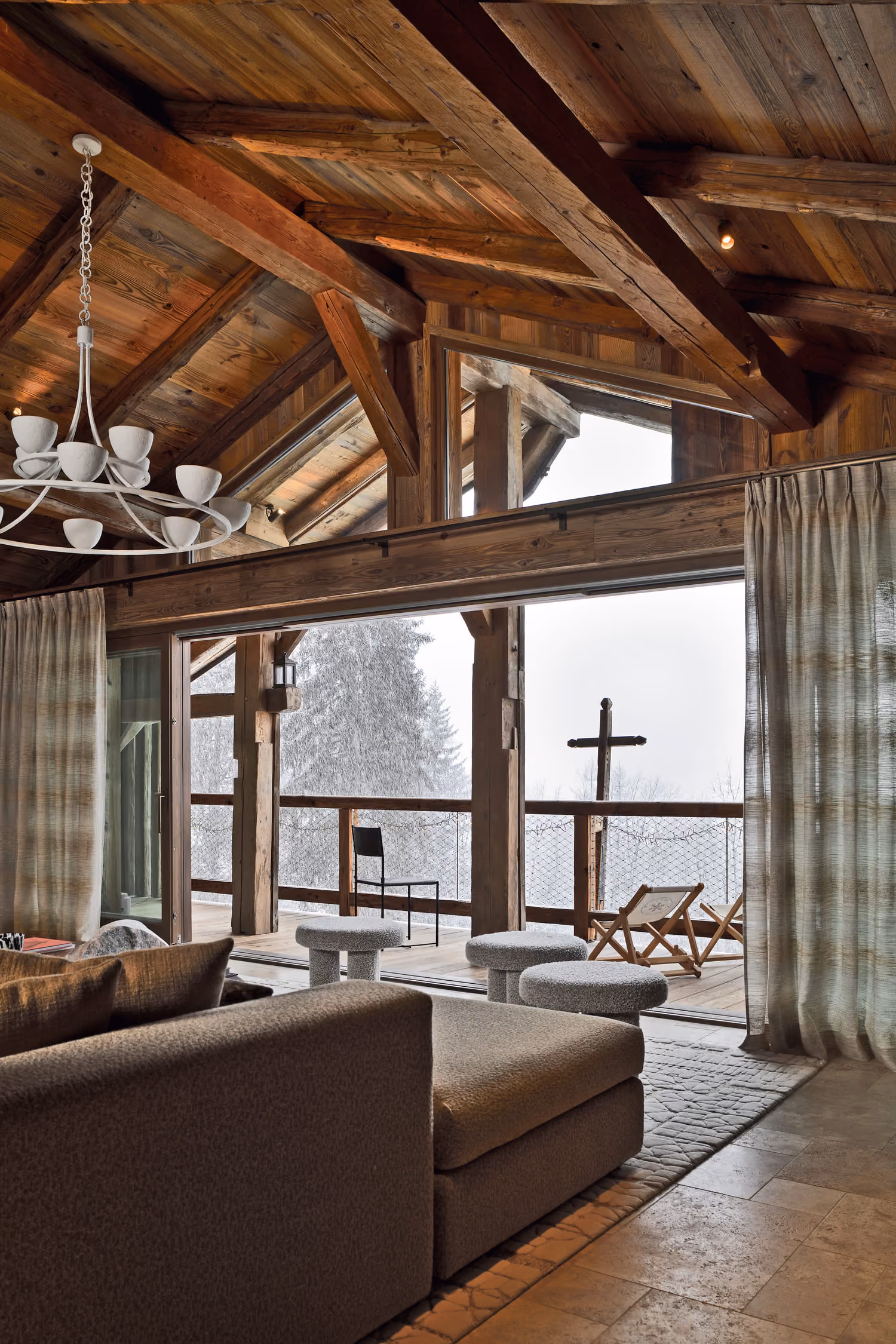 Chalet avec piscine intérieure à Megève