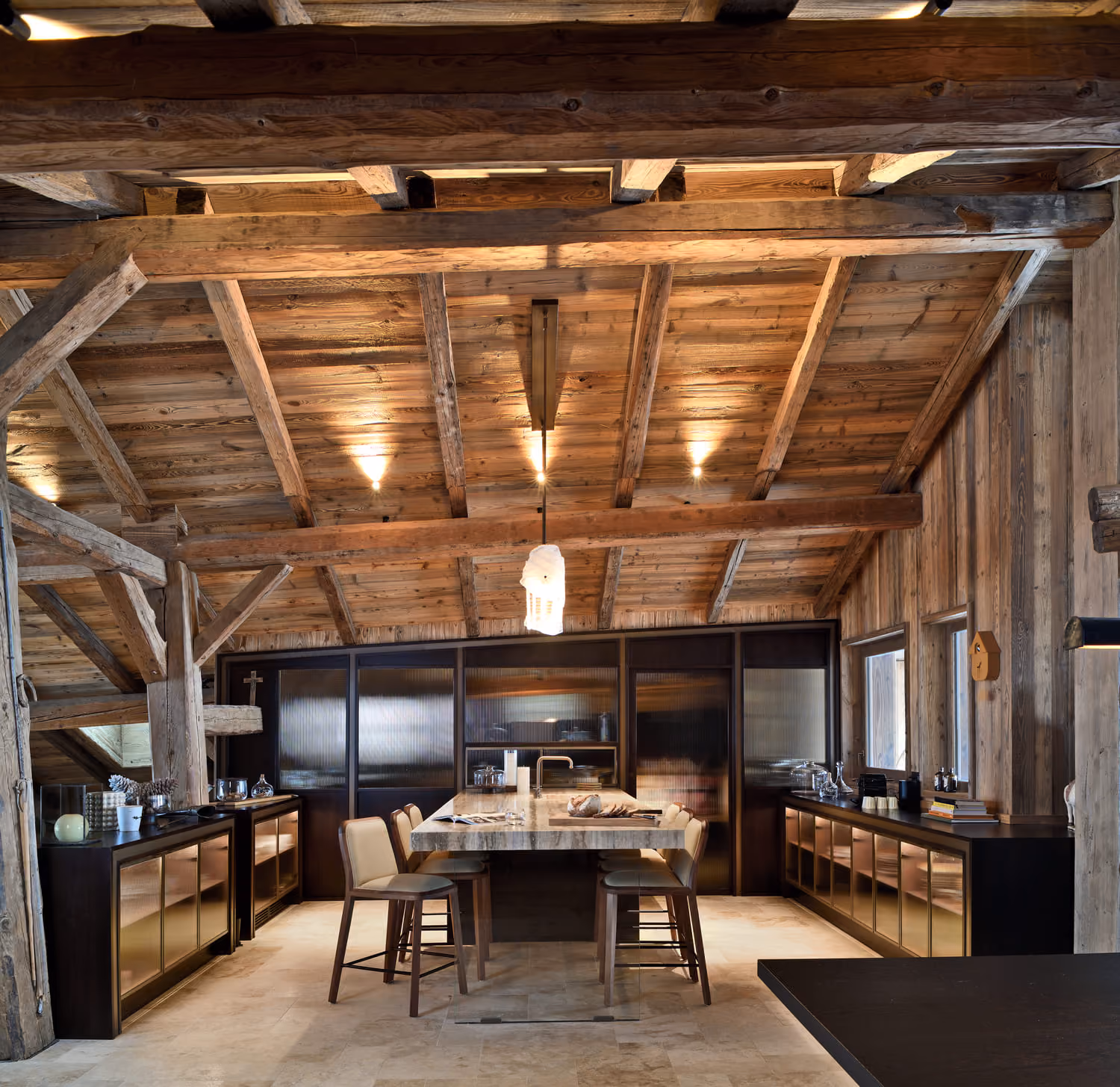 Ancienne ferme de montagne entièrement rénovée à Megève