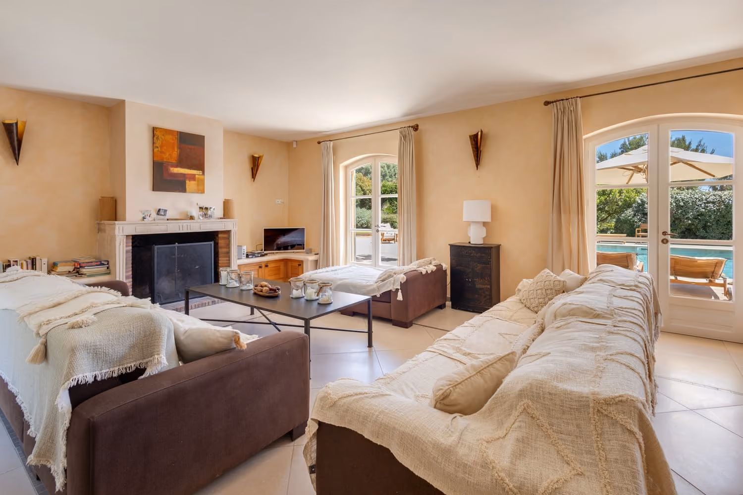 Villa méditerranéenne avec vue mer près de Saint-Tropez