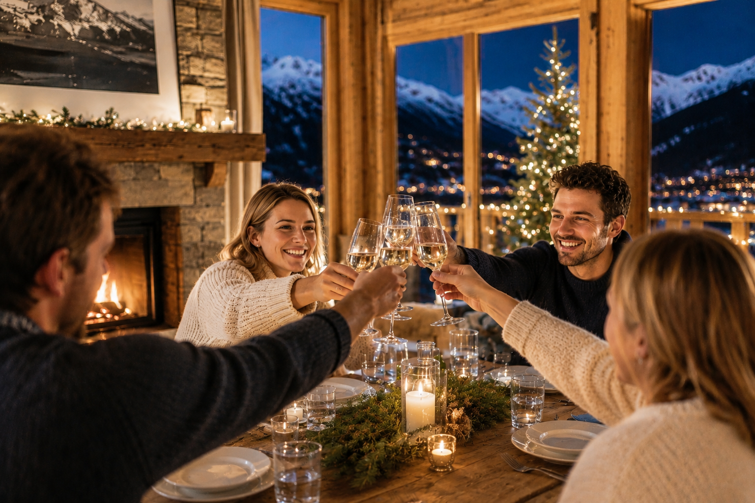 Location de chalet pour le Nouvel An à la montagne
