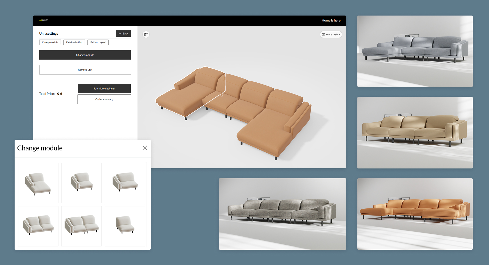 Selling Modular Sofas with 3D Sofa Configurators