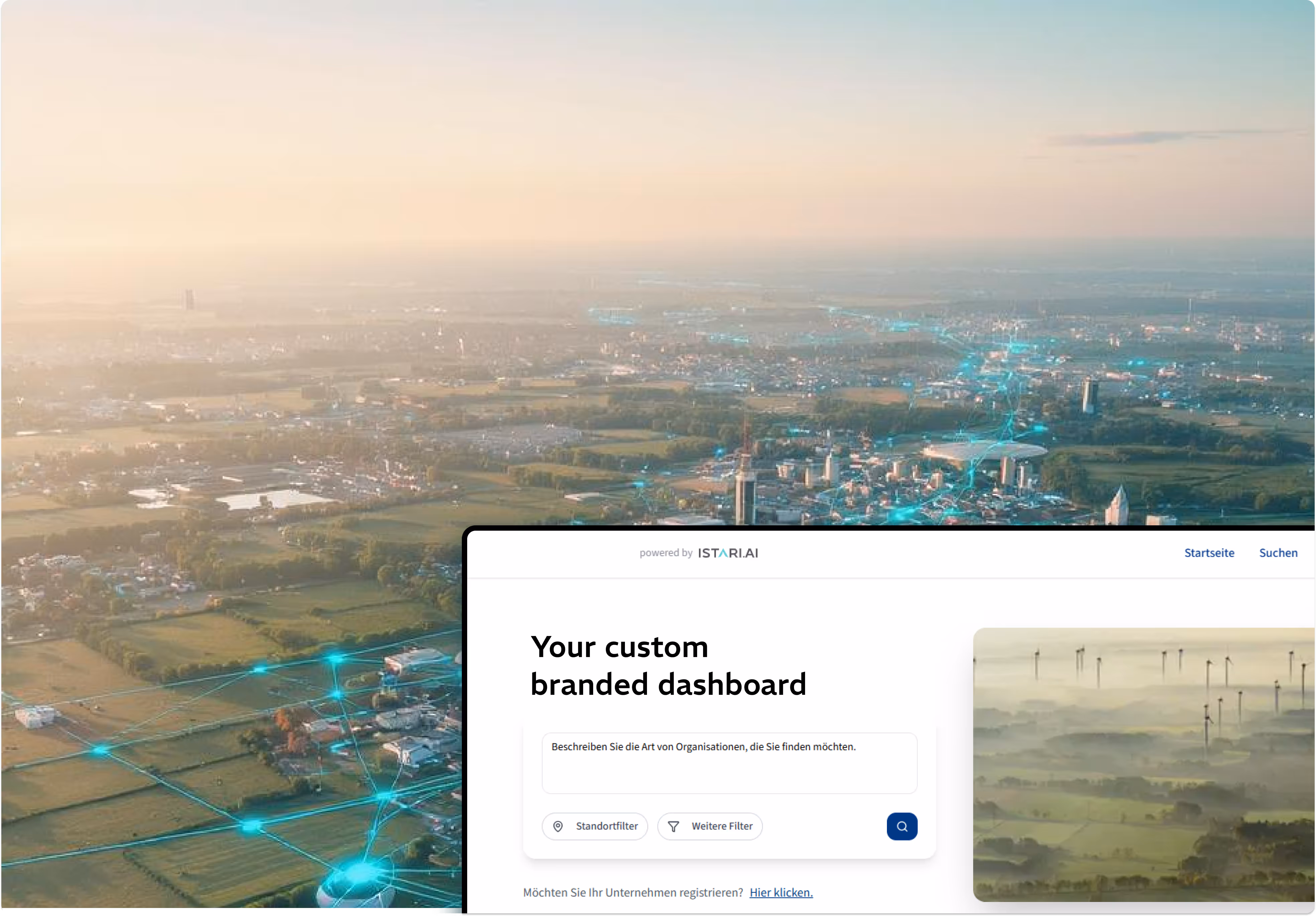 Dashboard mockup