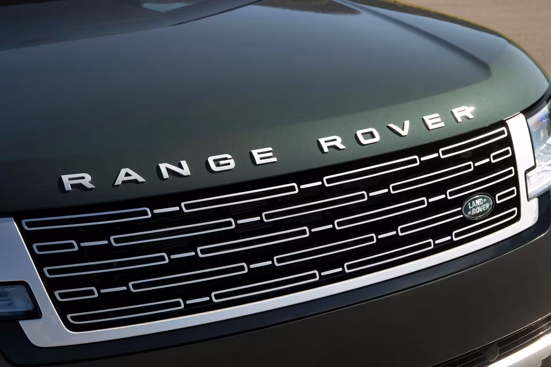 Calendre avant Range Rover vert