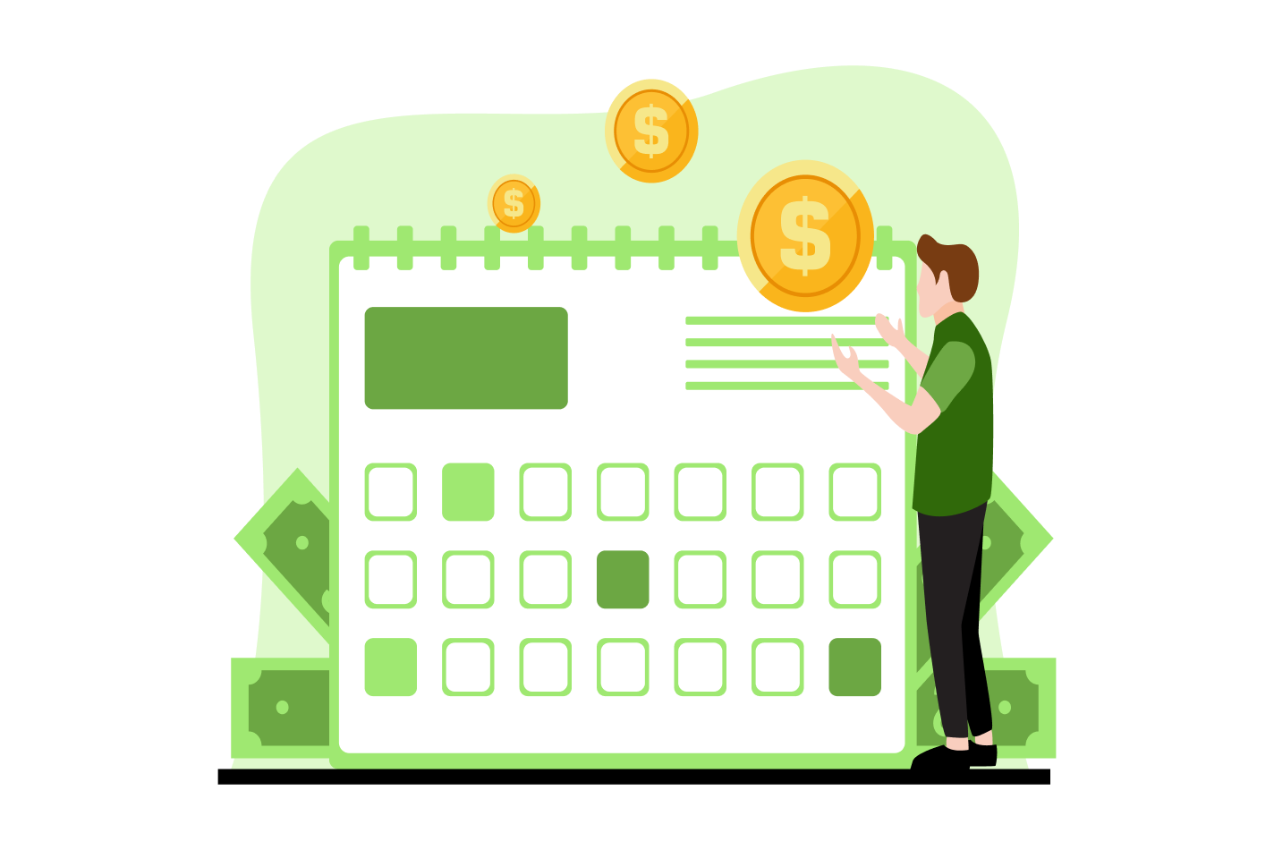 pine court Finance calendar 