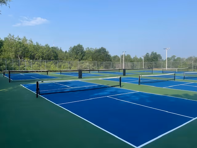 Athletic Court Design & Marking -outdoor court