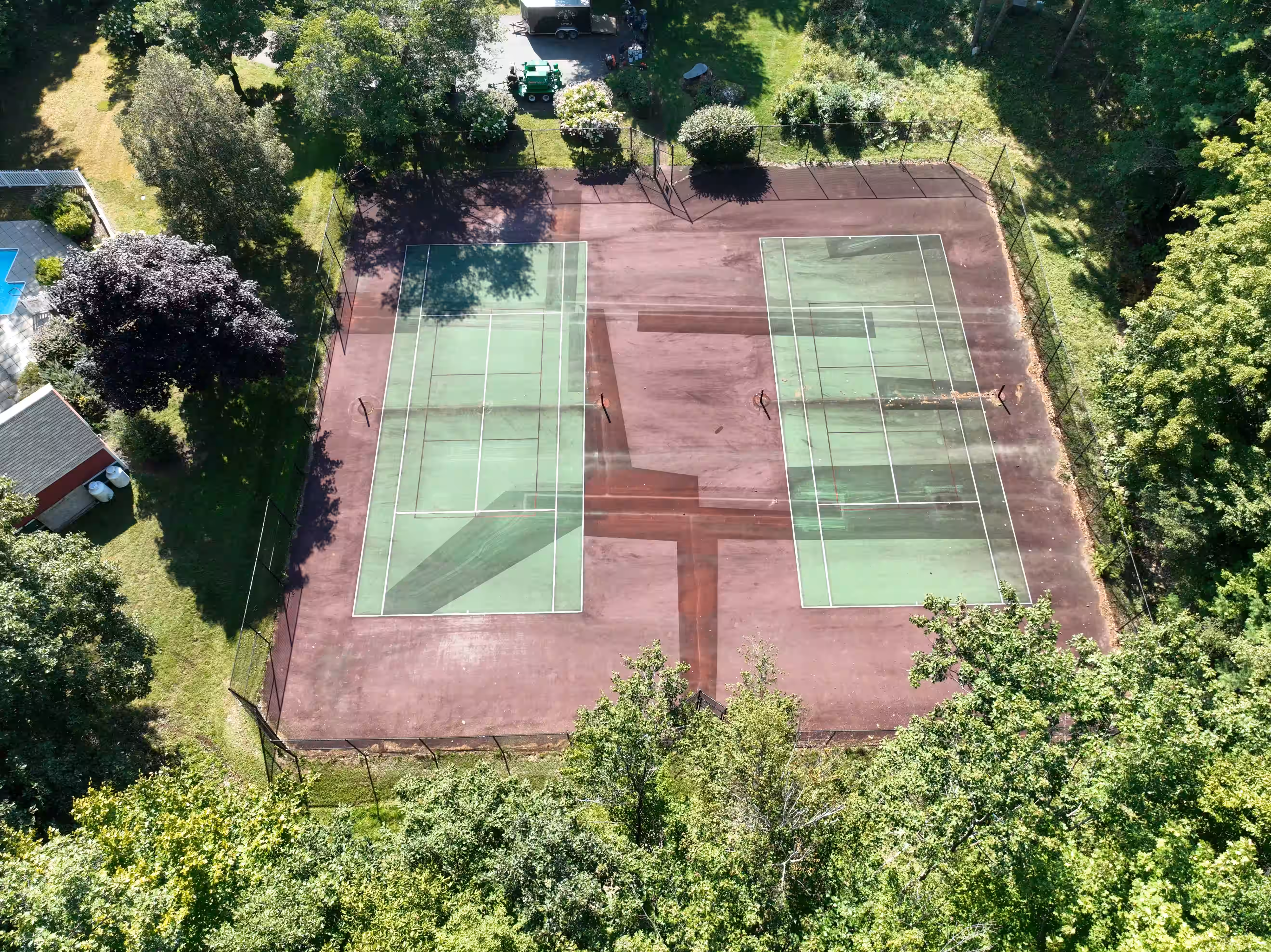 outdoor court-Crack Repair & Resurfacing
