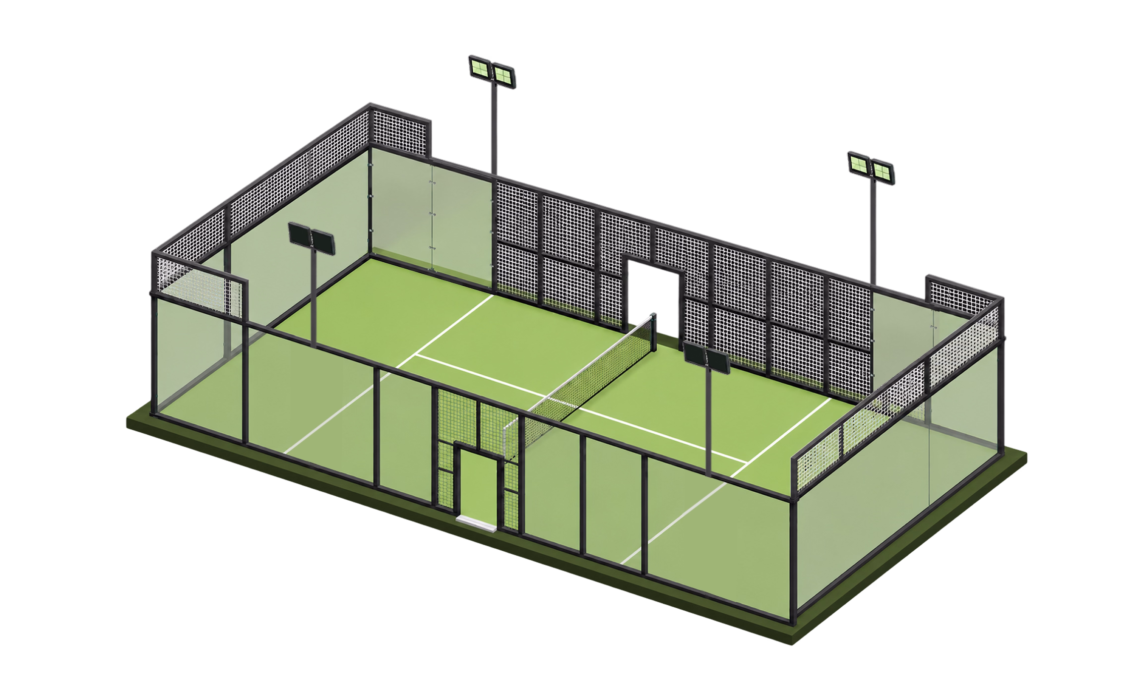 Tournament Indoor Padel Court Design