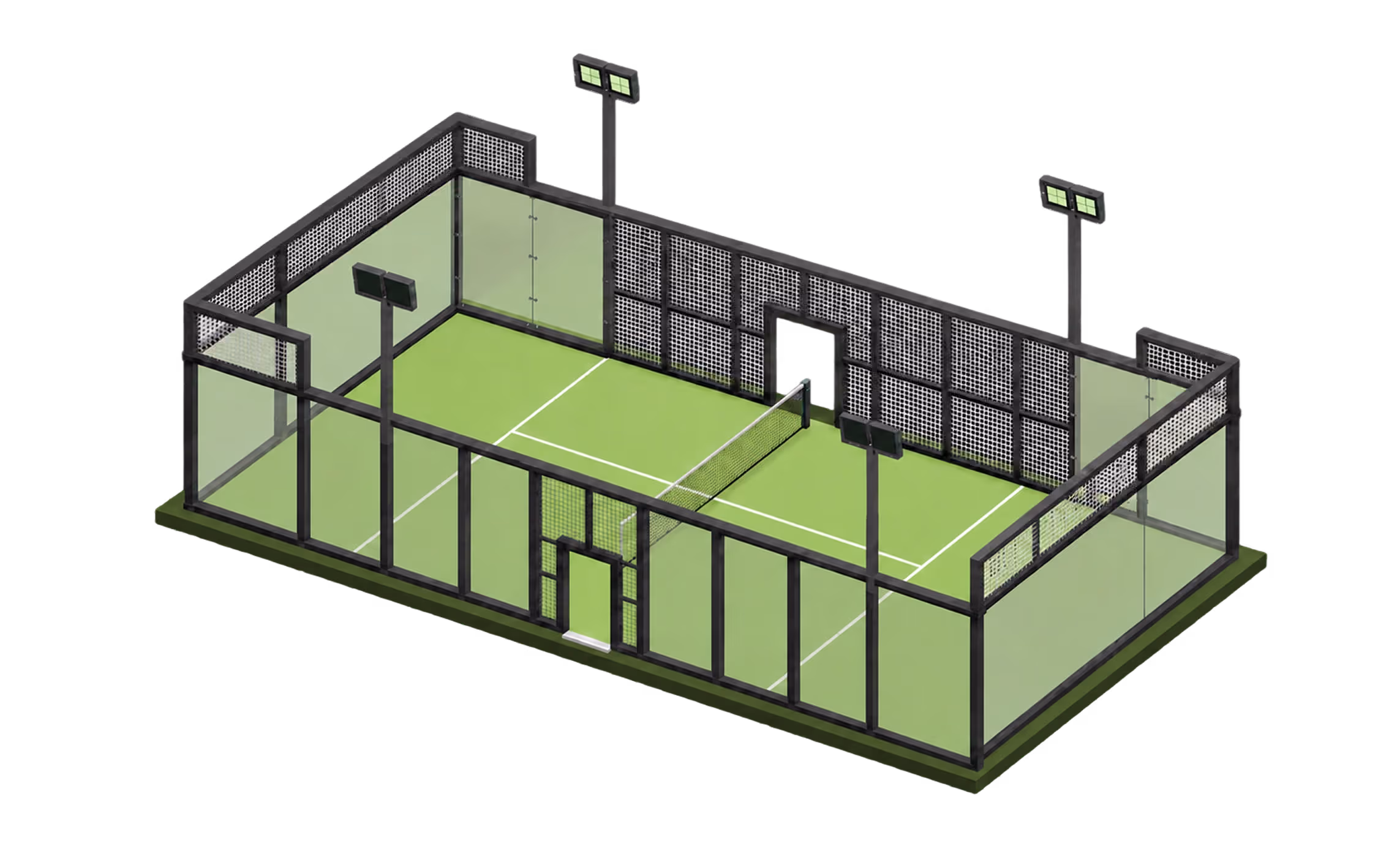 Panoramic+ Outdoor Padel Court Design