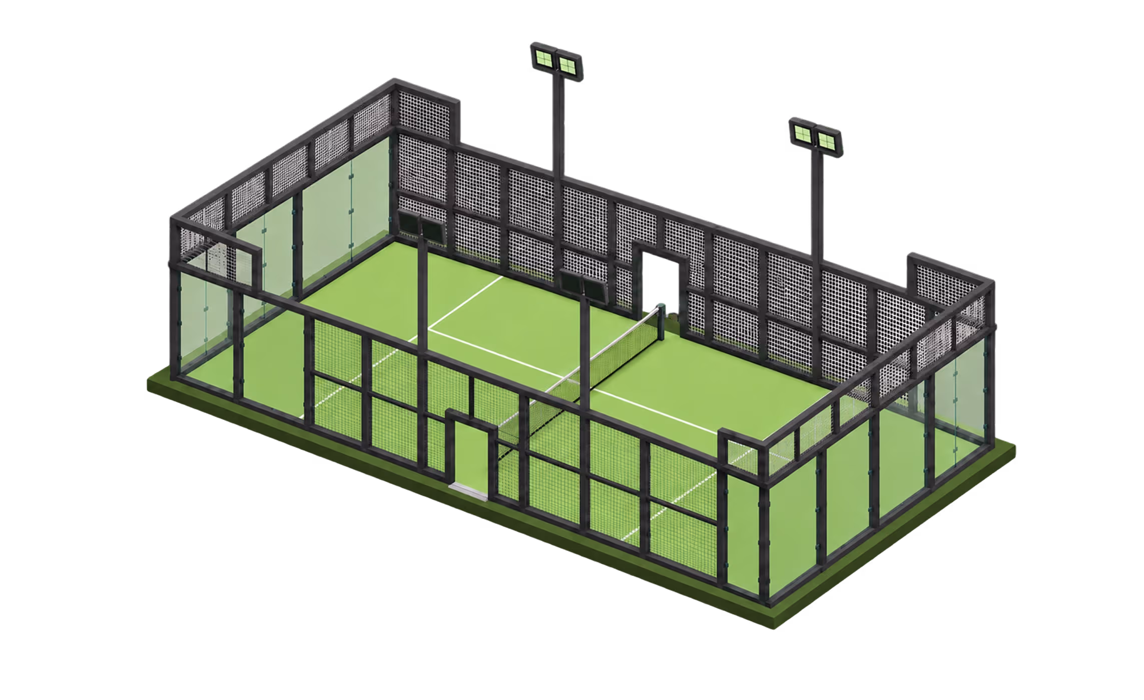 Club+ Outdoor Padel Court Design