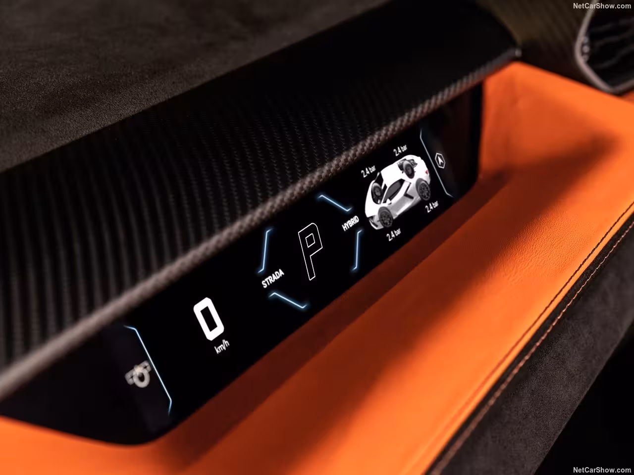 Lamborghini Revuelto rental, featuring a V12 hybrid engine and advanced transmission