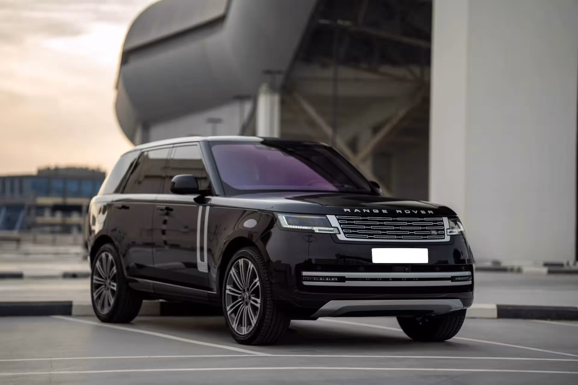 Face avant Range rover 2025 noir