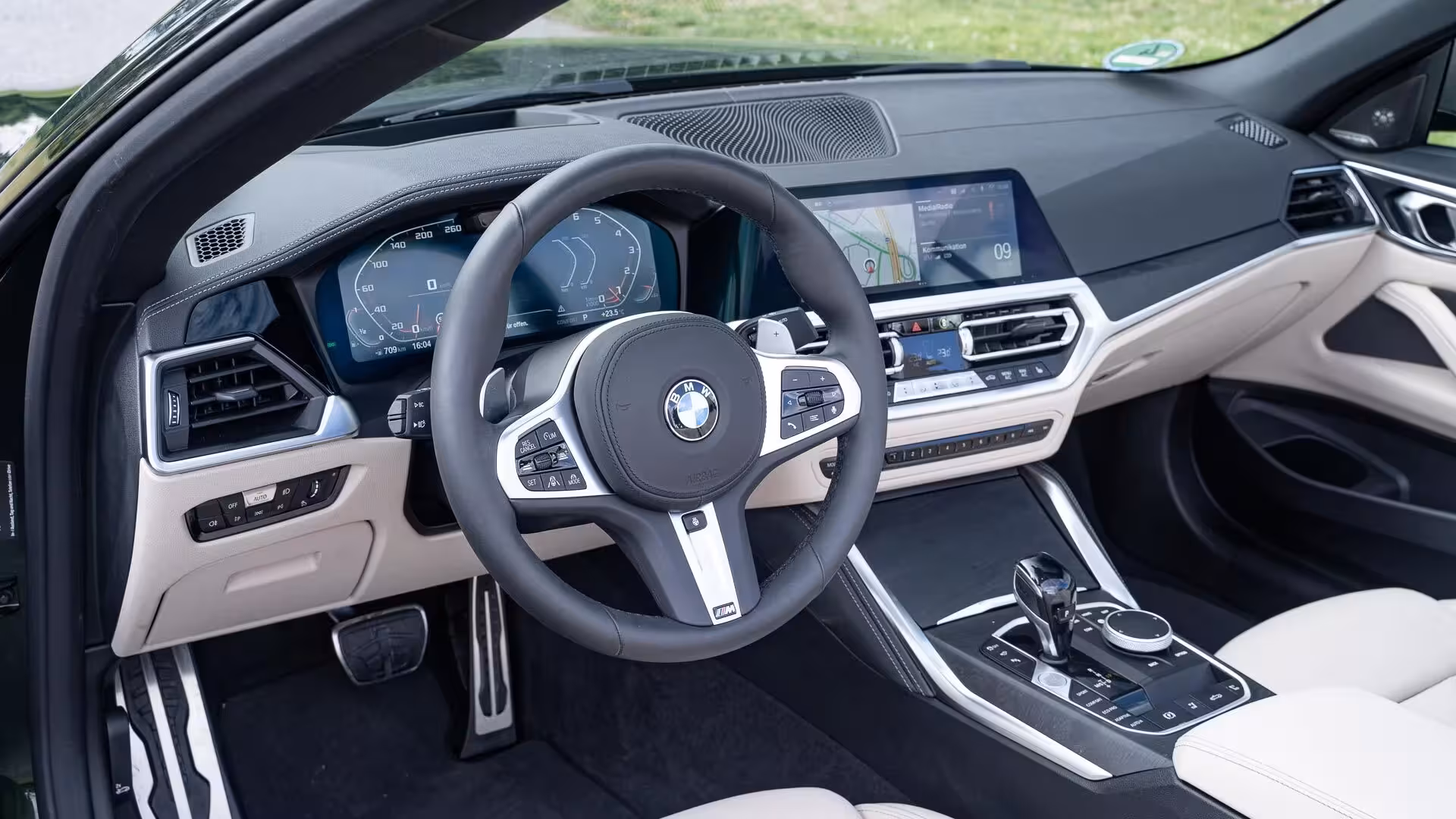 Experience a BMW M440i rental with exhilarating acceleration on the open road
