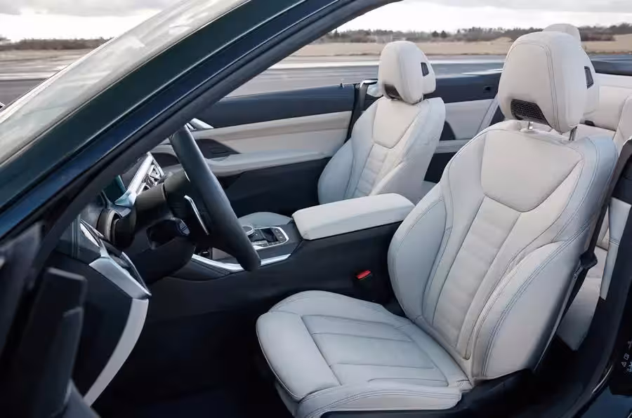 Experience a BMW M440i rental with exhilarating acceleration on the open road