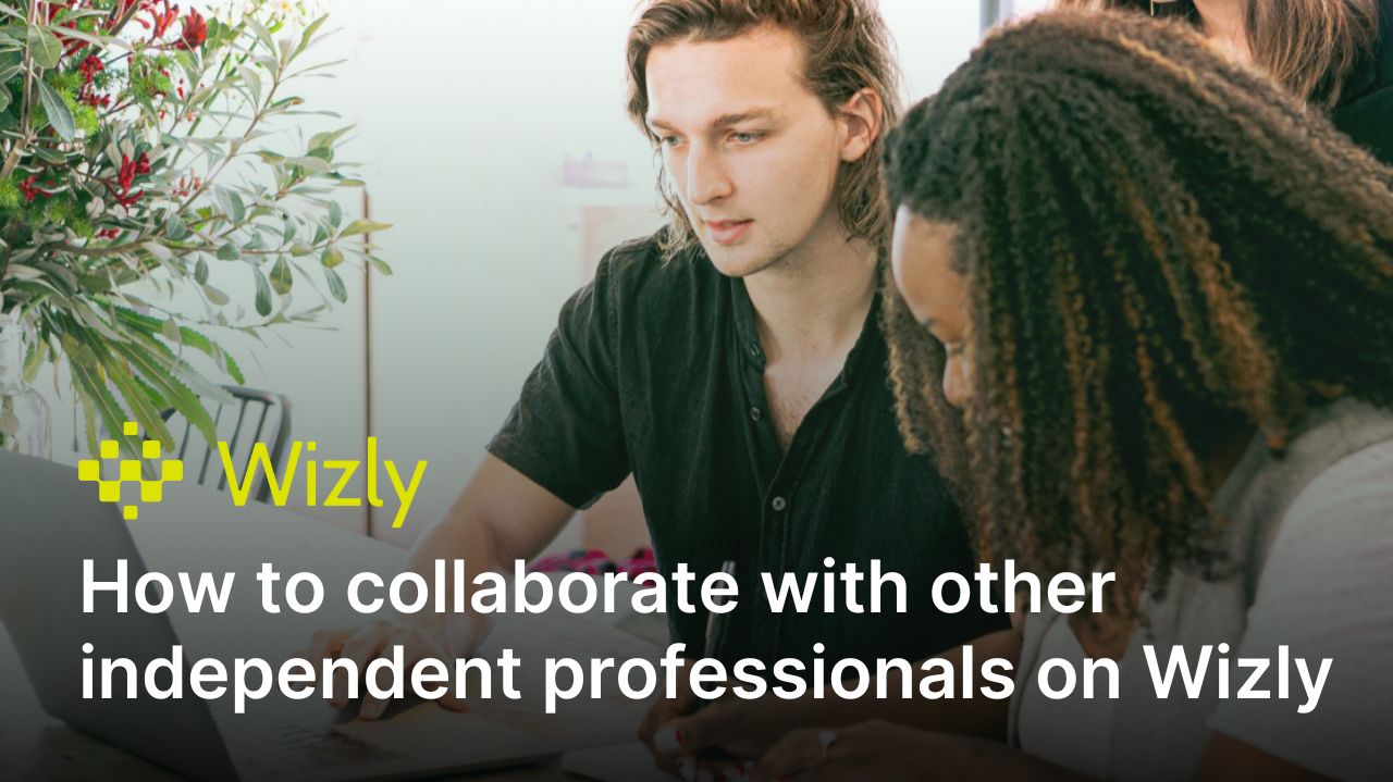 How to collaborate with other independent professionals on Wizly