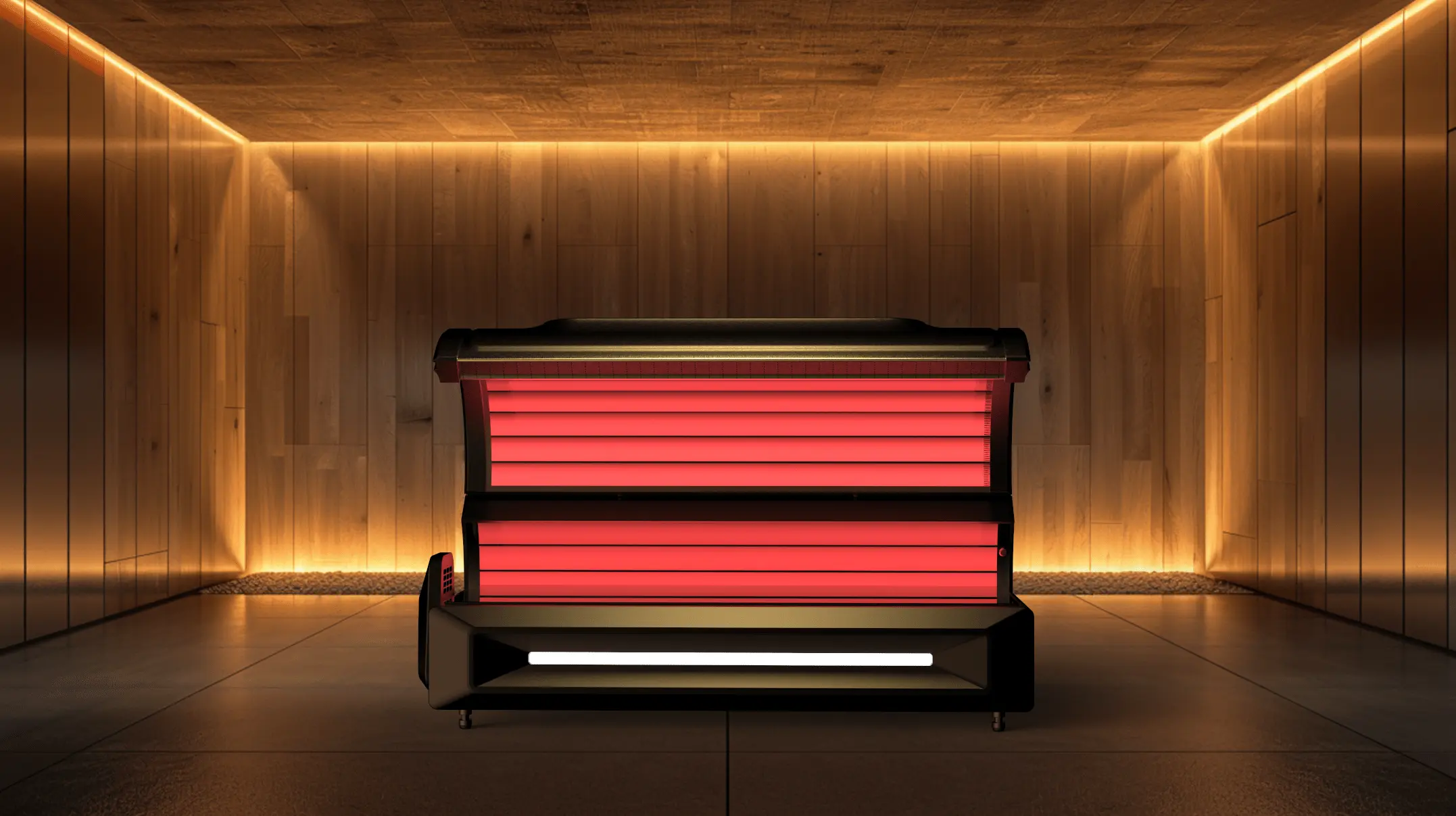 Red Light Pod Pro är marknadens mest exklusiva rödljussäng. Med högsta irradians och över 41 600 LED-lampor ger den effektiv rödljusterapi för snabb återhämtning, hudförbättring och minskad inflammation – perfekt för gym och kliniker.