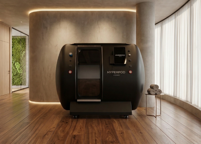 Efter att ha arbetat med hyperbar syreterapi i vårt sortiment under en längre tid presenterar vi nu HyperPod Pro – nästa generation av hyperbara tryckkammare för verksamheter som vill erbjuda en mer avancerad, exklusiv och kapabel lösning inom recovery, longevity och hälsooptimering.