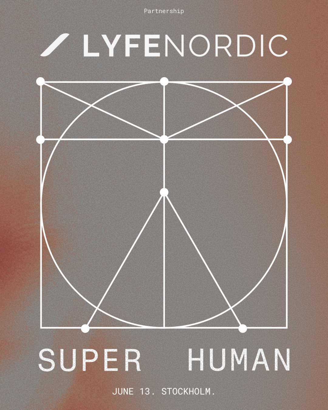 On June 13th, we will once again be at the Grand Hôtel in Stockholm as part of Super Human – The Global Human Improvement Summit. This year, we are once again responsible for the Longevity Lounge, now together with the Amsterdam-based movement collective SANCTUM.