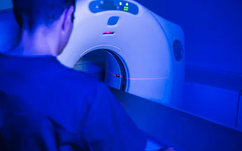 Cryopreservation CT scan