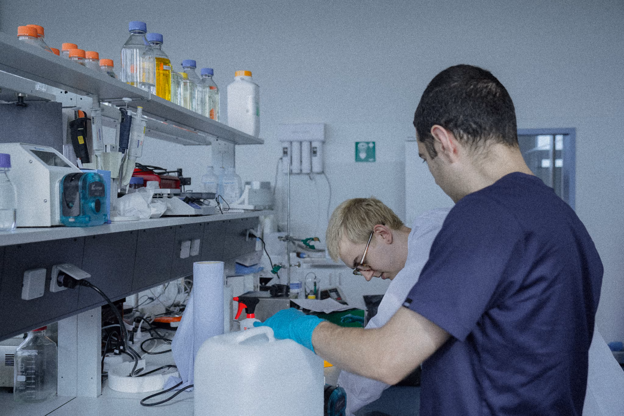 Basic research in the lab