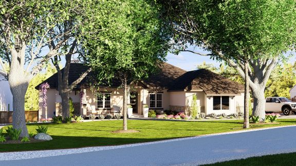 3D design rendering for landscape in San Antonio