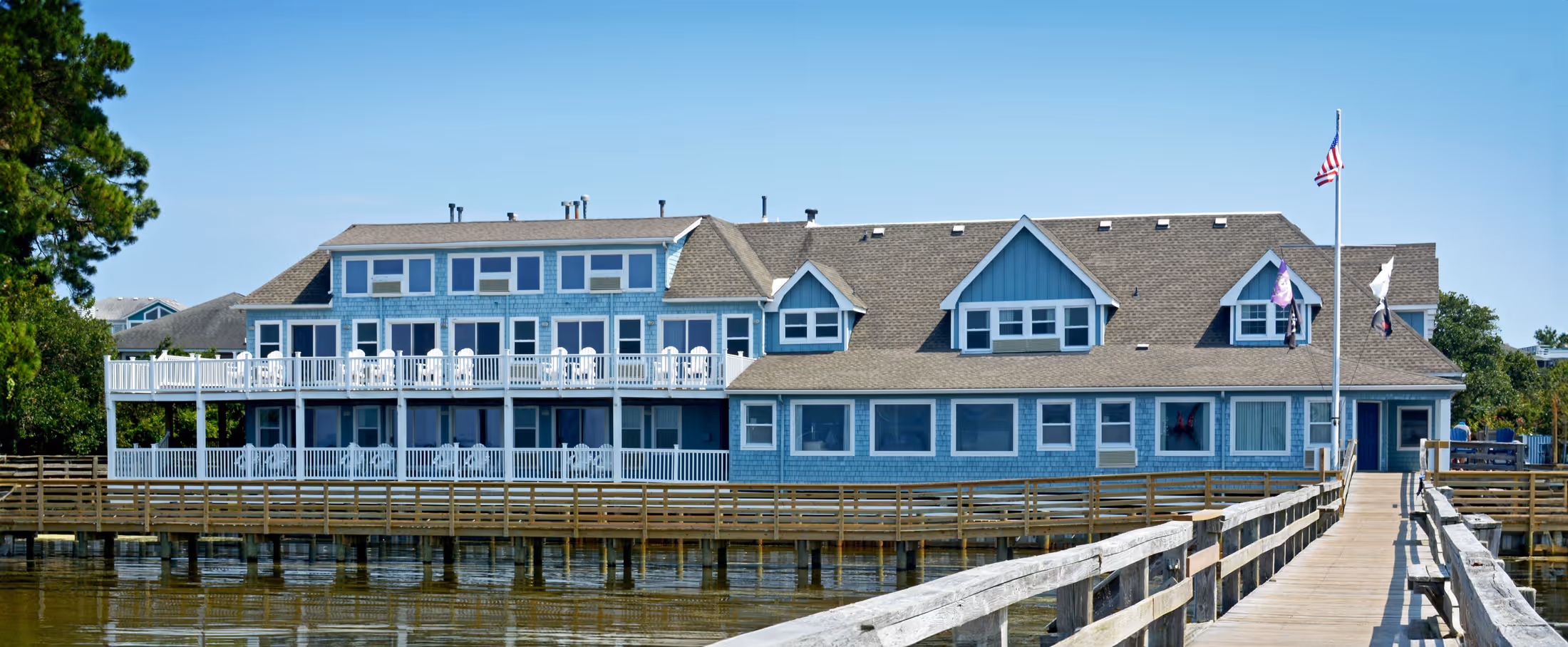 Rear view of The Inn at Corolla