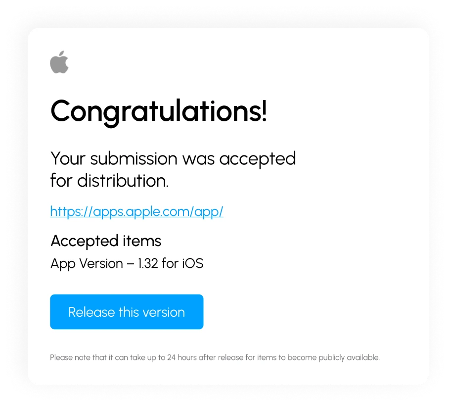 App Store submission
