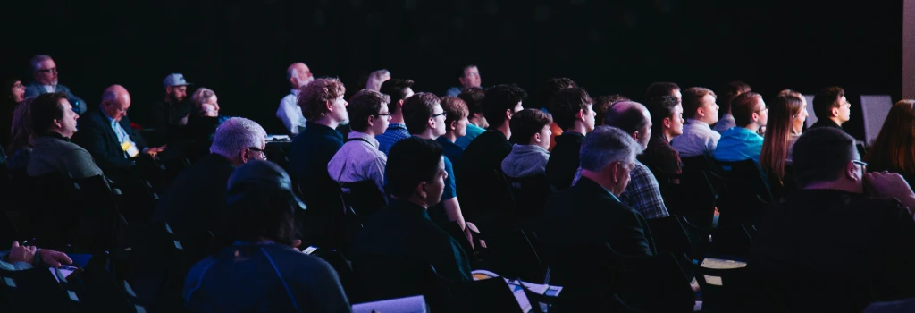 lecture during a dermatology conference
