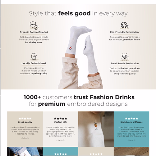 fashion drinks card image