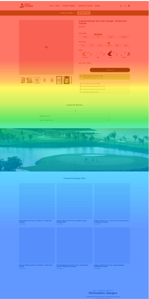 golf course card image