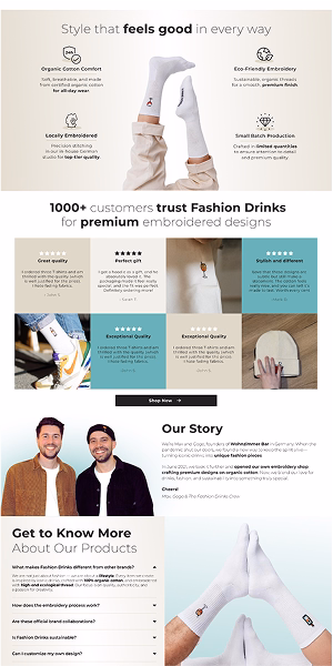 fashion drinks card image