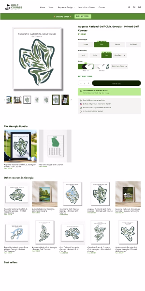 golf course card image