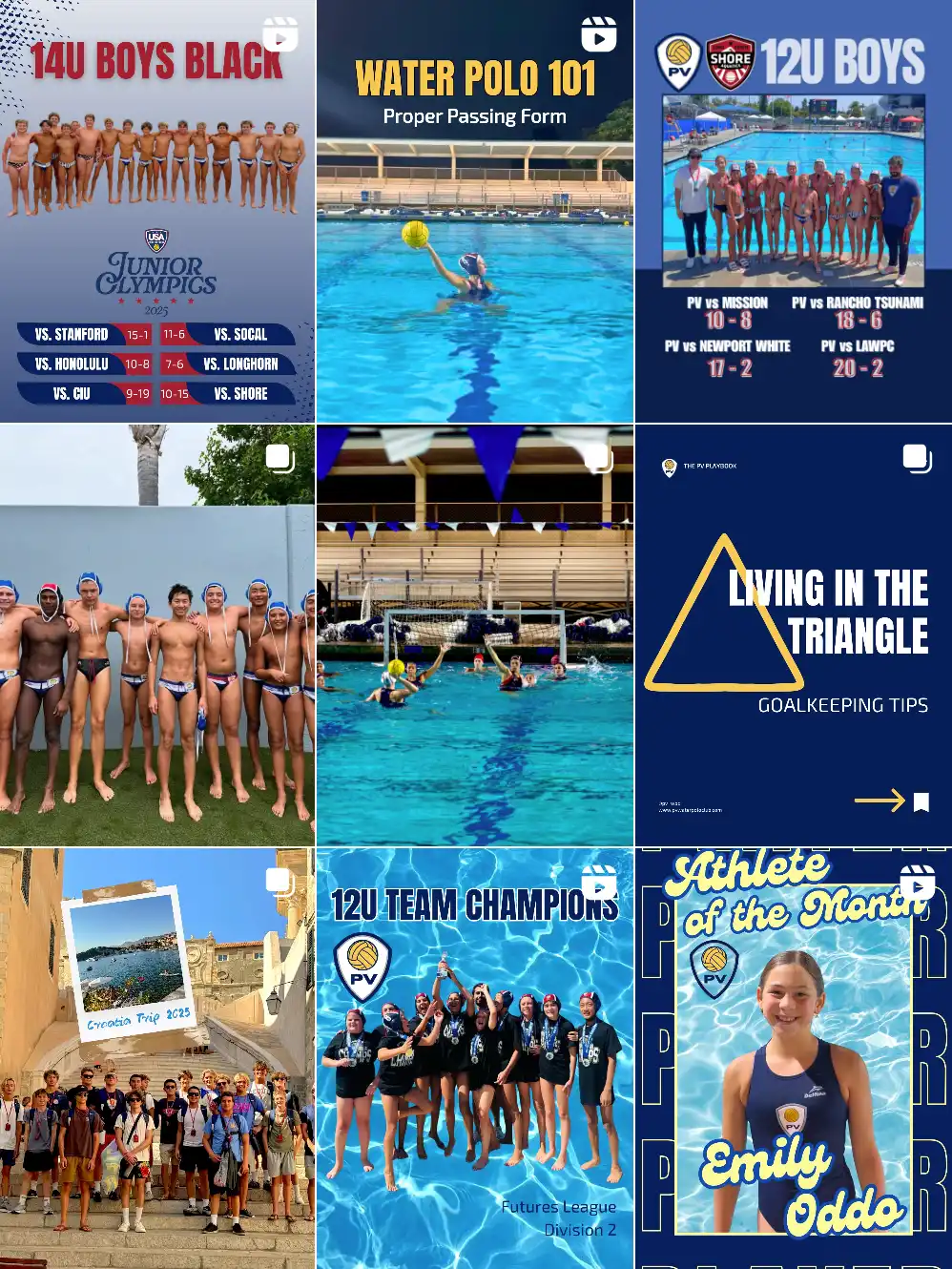 Social Content for PVWPC on Instagram.