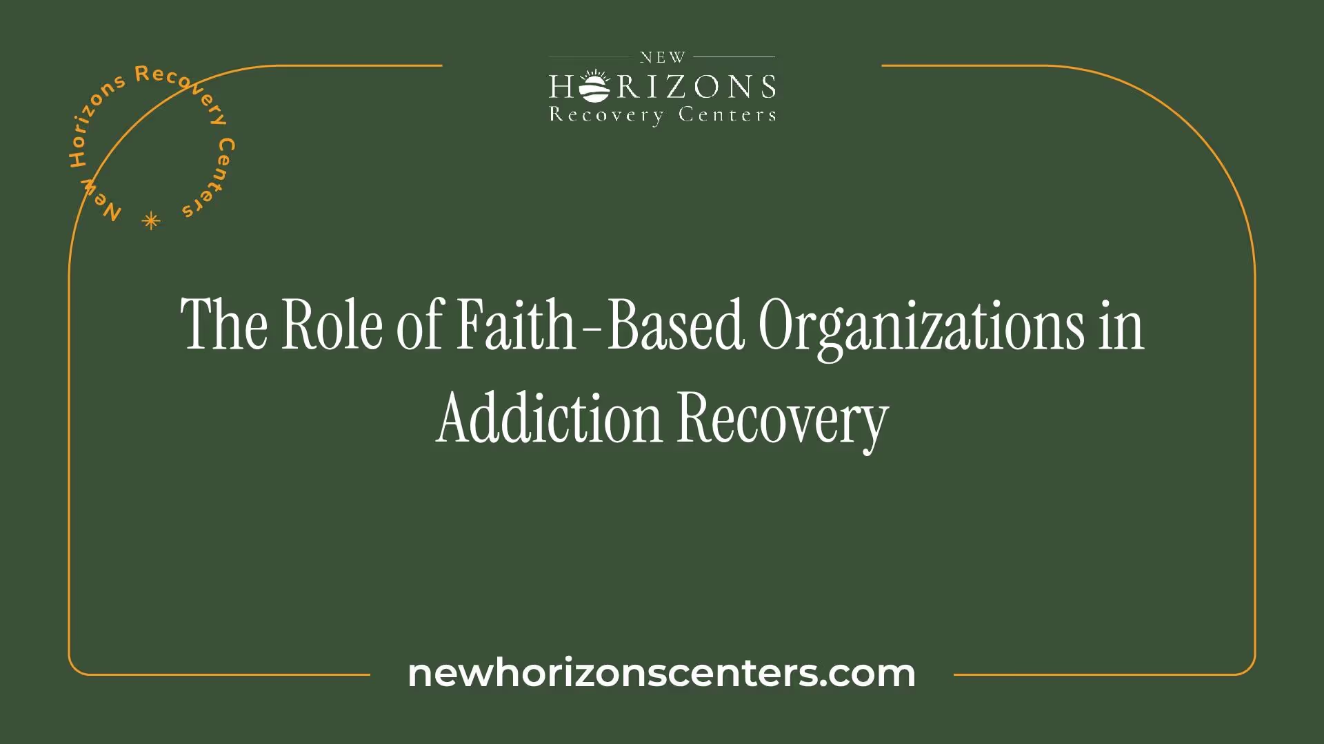 The Role of Faith-Based Organizations in Addiction Recovery