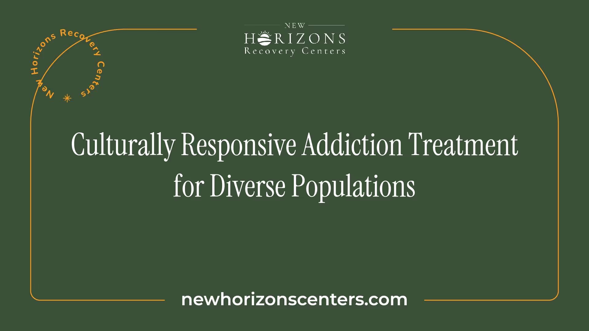 Culturally Responsive Addiction Treatment for Diverse Populations