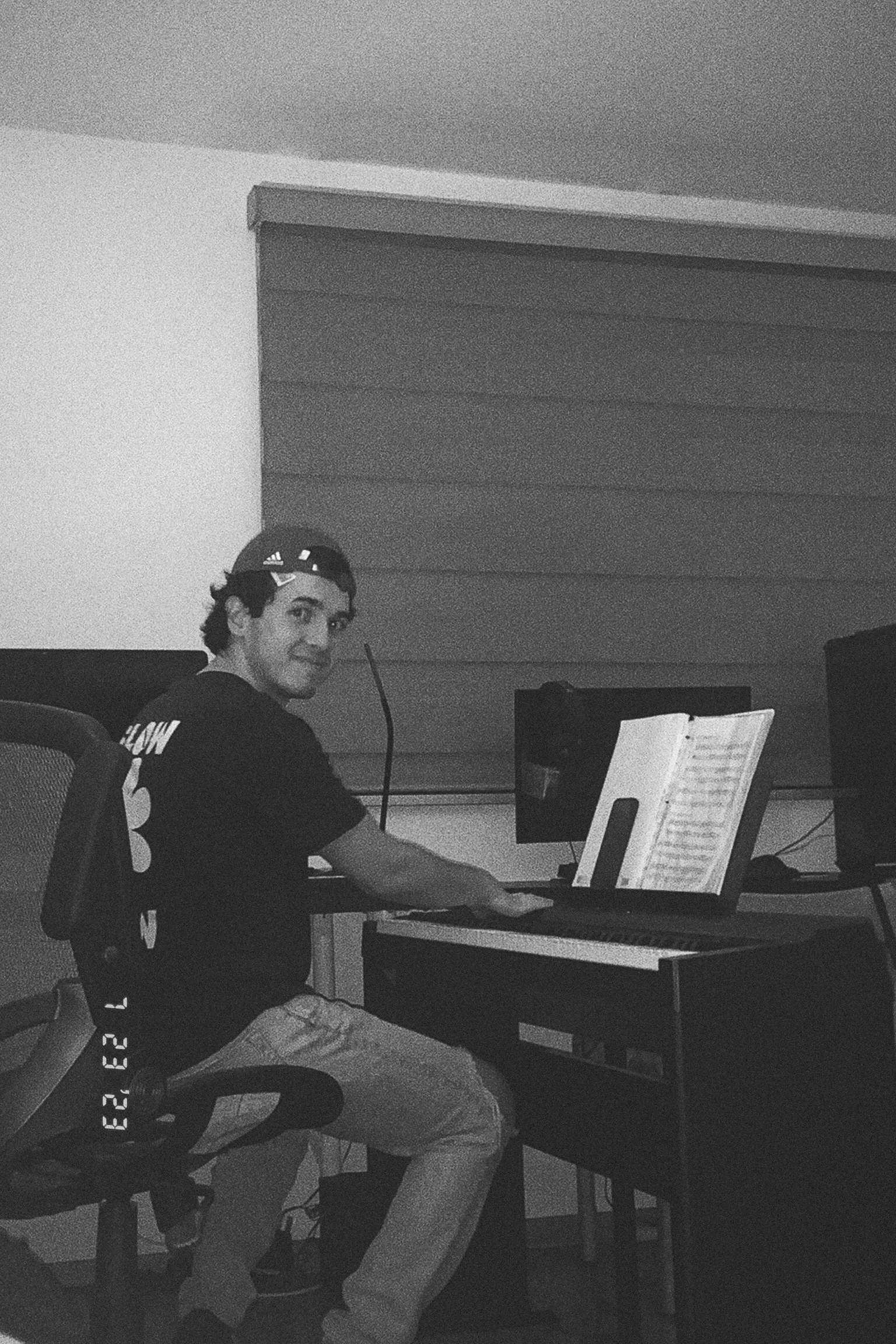 Andrew Lopez playing Music
