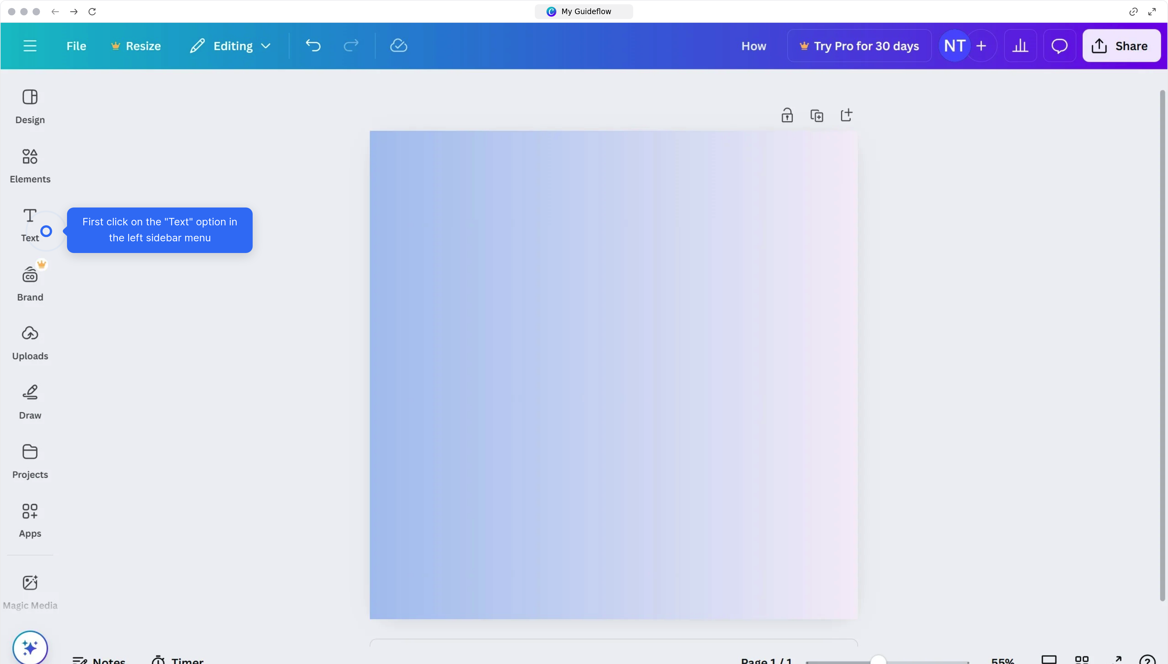 How to add a text box in Canva?