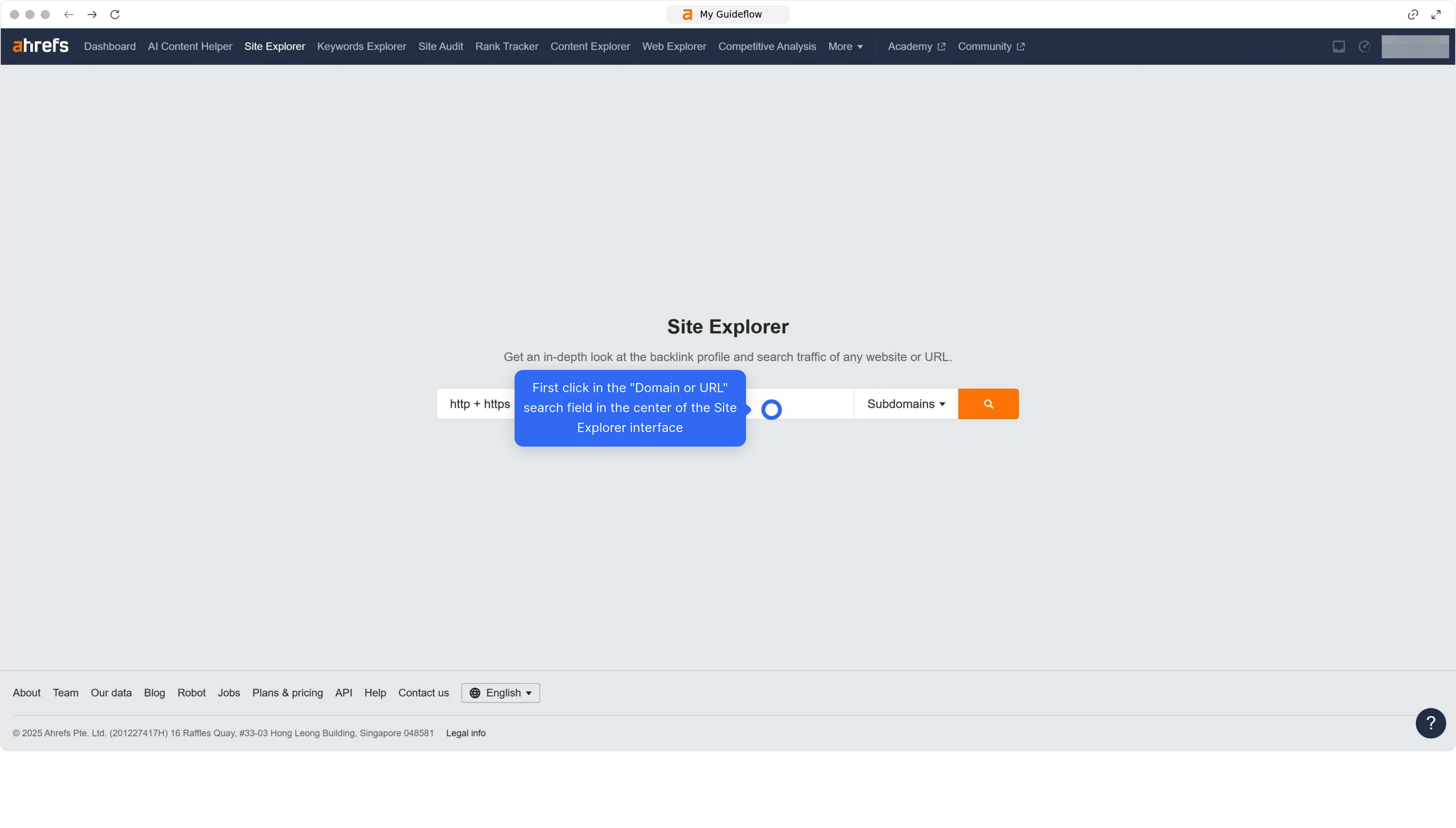 How to find competitors with Ahrefs?